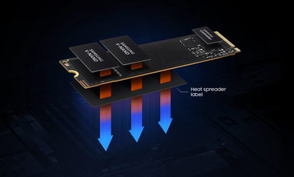 ⁦SAMSUNG 990 EVO 1TB NVMe 5.0 5000/4400⁩ - الصورة ⁦3⁩