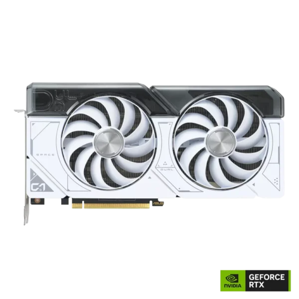⁦ASUS DUAL RTX4070 12GB OC WHITE⁩ - الصورة ⁦3⁩