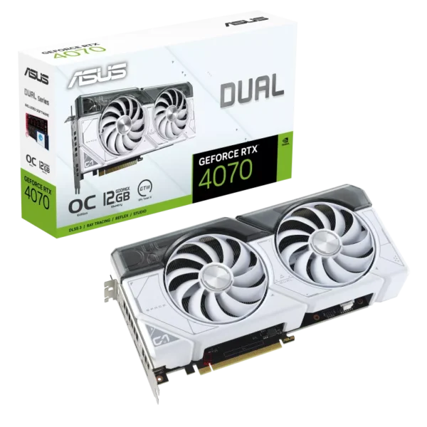 ASUS DUAL RTX4070 12GB OC WHITE