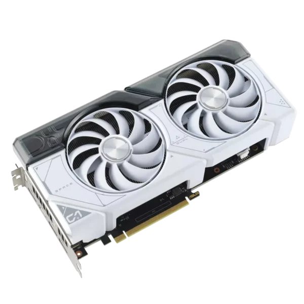 ⁦ASUS DUAL RTX4070 SUPER 12GB OC WHITE⁩ - الصورة ⁦2⁩
