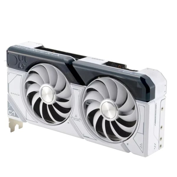 ⁦ASUS DUAL RTX4070 SUPER 12GB OC WHITE⁩ - الصورة ⁦3⁩